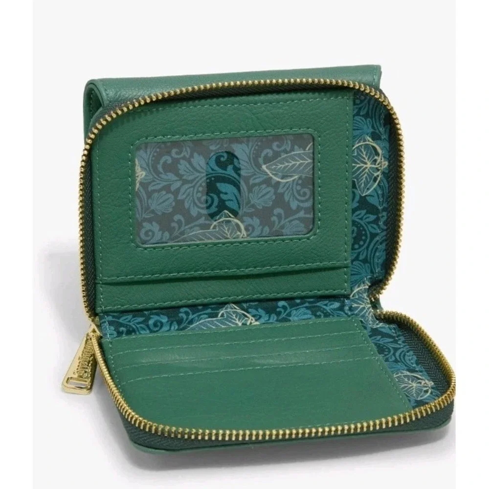 NEW LOUNGEFLY The Lord of the Rings Leaf of Lórien Green Icons Backpack & Wallet